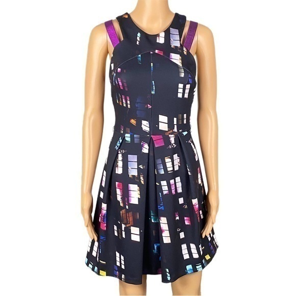 Amanda Uprichard Dresses & Skirts - AMANDA UPRICHARD Bleeker Window sleeveless fit and flare dress Size Medium EUC